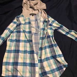 Green/blue flannel